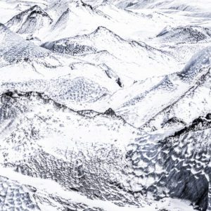 Glacier, Myrdalsjökull, Islande, janvier 2023