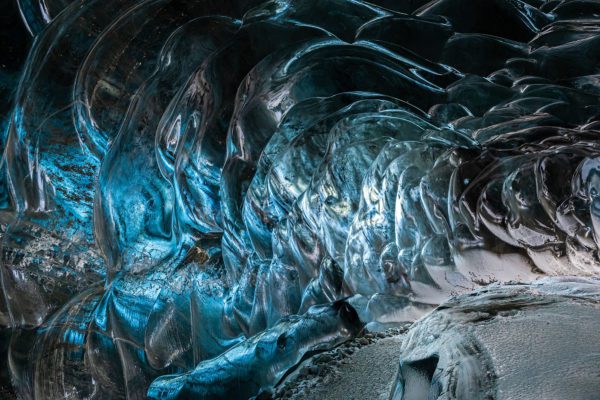 Dans le glacier, Vatnajökull, Islande, janvier 2023