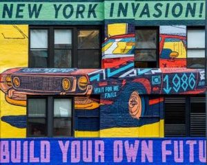 New-York, street art 4, Build You Own Futur, 2015