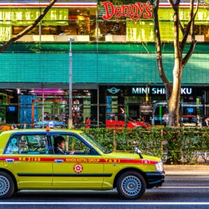 Tokyo, Taxis vert, 2012