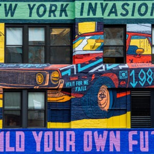 New-York, street art 4, Build You Own Futur, 2015