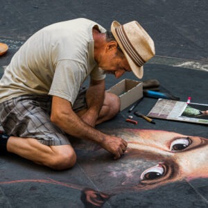 Florence (Italie), Street art 1, Mona