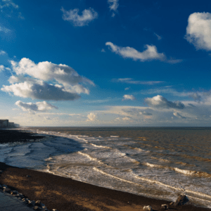 Mer vagues ciel